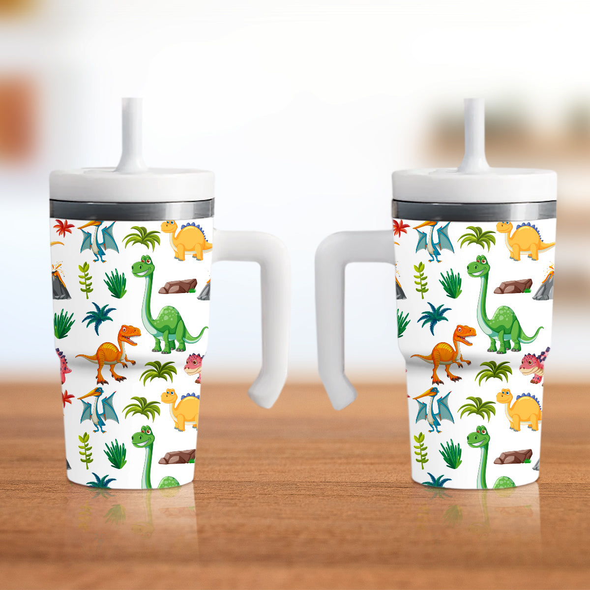 Dinosaur Bows Spill-Proof 20oz Tumbler